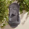 John Timberland Tivoli Grey Ornate Rustic Outdoor 2 Tier Outdoor Wall Water Fountain 33" For Yard Backyard Garden Patio Home Deck Porch House Exterior -John Timberland GUEST 03f2af5a 22f9 4ff1 9d63 46a2675c2fcf