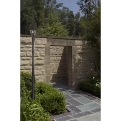 John Timberland Traditional Outdoor Post Light Bronze Cast Aluminum 19 1/2" Seedy Glass For Exterior Garden Yard Driveway -John Timberland GUEST 055460e3 20ff 4d47 84c9 8629955fe3a5