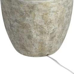 John Timberland Otero Rustic Table Lamp Southwest 27" Tall Faux Mottled Stone Cream Linen Drum Shade For Bedroom Living Room Bedside Nightstand Kids -John Timberland GUEST 0a114833 f204 4287 a0d8 af44642ce412
