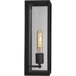 John Timberland Modern Industrial Outdoor Wall Light Fixture Sand Black 14 1/4" Clear Glass For Exterior House Porch Patio Outside 14 John Timberland Modern Industrial Outdoor Wall Light Fixture Sand Black 14 1/4" Clear Glass For Exterior House Porch Patio Outside -John Timberland GUEST 0c516538 9000 442d b446 2e02dd7c3ebf
