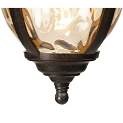 John Timberland Bellagio Rustic Outdoor Hanging Light Bronze 18" Champagne Hammered Glass Damp Rated For Post Exterior Barn Deck House Porch Patio -John Timberland GUEST 0e9ab58e a68d 476b b0c6 263b536c14dc