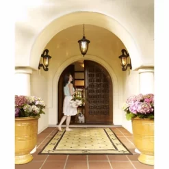 John Timberland Bellagio Rustic Outdoor Hanging Light Bronze 18" Champagne Hammered Glass Damp Rated For Post Exterior Barn Deck House Porch Patio -John Timberland GUEST 103f636f f94d 483f 9903 8dfd6f0539f6