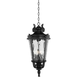 John Timberland Casa Marseille Rustic Outdoor Hanging Light Black Scroll 26 1/4" Clear Water Glass Damp Rated For Post Exterior Barn Deck House Porch 9 John Timberland Casa Marseille Rustic Outdoor Hanging Light Black Scroll 26 1/4" Clear Water Glass Damp Rated For Post Exterior Barn Deck House Porch -John Timberland GUEST 1bb70a95 4b5f 4308 ade3 eaf80566004a
