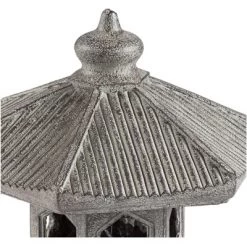 John Timberland Pagoda Statue Sculpture Garden Decor Indoor Outdoor Front Porch Patio Yard Outside Home Balcony Old Faux Stone Finish 16 1/2" Tall -John Timberland GUEST 1dc3ae34 dd69 4d20 81c9 49dbb3965ec6