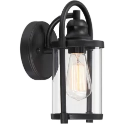 John Timberland Rustic Farmhouse Outdoor Wall Light Fixtures Set Of 2 Black 10 1/4" Clear Glass For Exterior Barn Deck House Porch Yard Patio Outside 14 John Timberland Rustic Farmhouse Outdoor Wall Light Fixtures Set Of 2 Black 10 1/4" Clear Glass For Exterior Barn Deck House Porch Yard Patio Outside -John Timberland GUEST 26dbd787 db5f 44e6 8b25 ab06e254a406