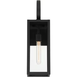 John Timberland Modern Outdoor Wall Light Fixture Deep Black 21" Clear Glass For Post Exterior Barn Deck House Porch Yard Patio -John Timberland GUEST 27362422 56d0 4027 8caa f3bf58ac015b