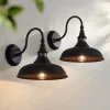 John Timberland Gough Rustic Industrial Wall Light Fixture Set Of 2 Texturized Black Dusk To Dawn Motion Sensor 12 1/2" For Post Exterior Barn Deck -John Timberland GUEST 2ca6e1c5 f937 4dab 8e84 c79aae681703