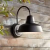 John Timberland Rustic Industrial Farmhouse Outdoor Barn Light Fixture Black Gooseneck Arm 13" For Exterior Barn Deck House Porch Yard Patio Outside -John Timberland GUEST 2e3c381a fb93 471d 920e 564a6b408425
