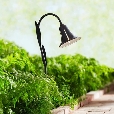 John Timberland Tulip 27" High Dark Rust LED Landscape Lights Set Of 2 6 John Timberland Tulip 27" High Dark Rust LED Landscape Lights Set Of 2 - Image 4