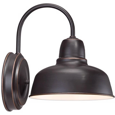 John Timberland Rustic Outdoor Wall Light Fixture Bronze 11 1/4" Urban Barn Farmhouse For Exterior House Porch Patio 6 John Timberland Rustic Outdoor Wall Light Fixture Bronze 11 1/4" Urban Barn Farmhouse For Exterior House Porch Patio - Image 4
