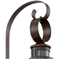 John Timberland Galt Rustic Outdoor Wall Light Fixture Oil Rubbed Bronze Motion Sensor Dusk To Dawn 19 3/4" Clear Seedy Glass For Post Exterior Barn -John Timberland GUEST 339163bc 40cf 4960 9bf2 2290e9e8349f