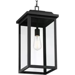 John Timberland Eastcrest Modern Outdoor Hanging Light Textured Black 21 1/2" Clear Glass For Post Exterior Barn Deck House Porch Yard Patio Outside 10 John Timberland Eastcrest Modern Outdoor Hanging Light Textured Black 21 1/2" Clear Glass For Post Exterior Barn Deck House Porch Yard Patio Outside -John Timberland GUEST 35275437 0ba9 4b6d 8fe4 ca11fc97b833