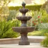 John Timberland Ravenna Rustic 3 Tier Weathered Stone Cascading Outdoor Floor Water Fountain 43" For Yard Garden Patio Home Deck Porch House Exterior -John Timberland GUEST 3b046359 1df7 4e7c a0e6 55a0a0c7fdf5