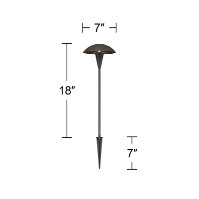 John Timberland Mushroom Bronze 10-Piece LED Path And Flood Light Set 7 John Timberland Mushroom Bronze 10-Piece LED Path And Flood Light Set - Image 5
