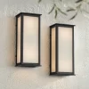John Timberland Modern Outdoor Wall Light Fixtures Set Of 2 Black 12 3/4" Milky White Glass Panels For Post Exterior Barn Deck 2 John Timberland Modern Outdoor Wall Light Fixtures Set Of 2 Black 12 3/4" Milky White Glass Panels For Post Exterior Barn Deck -John Timberland GUEST 3bae1aaf 6717 4aa4 b213 05c2c05d6d2f