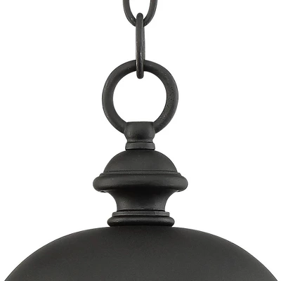 John Timberland Park Sienna Vintage Outdoor Hanging Light Black Metal 20" Clear Glass For Post Exterior Barn Deck House Porch Yard Patio Home Outside 5 John Timberland Park Sienna Vintage Outdoor Hanging Light Black Metal 20" Clear Glass For Post Exterior Barn Deck House Porch Yard Patio Home Outside - Image 3