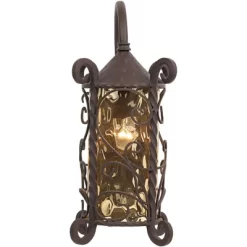 John Timberland Casa Seville Vintage Rustic Outdoor Wall Light Fixture Dark Walnut Scroll 18 1/2" Champagne Hammered Glass For Post Exterior Barn Deck 16 John Timberland Casa Seville Vintage Rustic Outdoor Wall Light Fixture Dark Walnut Scroll 18 1/2" Champagne Hammered Glass For Post Exterior Barn Deck -John Timberland GUEST 4306fbf1 8b05 4e32 8b5d d97e24423ea3
