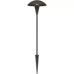 John Timberland Mushroom Bronze 6-Piece LED Landscape Path Light Set