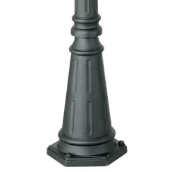 John Timberland Hepworth Vintage Rustic Outdoor Post Black Metal 76 3/4" For Post Exterior Barn Deck House Porch Yard Patio Home Outside Walkways -John Timberland GUEST 47af2f21 93de 40ab 8cd9 f59ebf6a9727