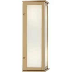 John Timberland Modern Outdoor Wall Light Fixture Warm Gold 12 3/4" Milky White Glass Shade For Exterior Barn Deck House Porch Yard Patio Outside Home -John Timberland GUEST 4944c88f 17ab 4208 ab2e 1faaf3f702ce