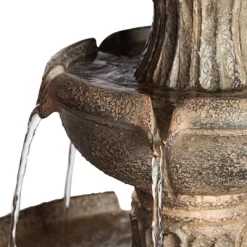 John Timberland Farron Rustic 3 Tier Basin Outdoor Floor Water Fountain With LED Light 46" For Yard Garden Patio Home Deck Porch Exterior Balcony Roof 12 John Timberland Farron Rustic 3 Tier Basin Outdoor Floor Water Fountain With LED Light 46" For Yard Garden Patio Home Deck Porch Exterior Balcony Roof -John Timberland GUEST 4c151350 b8bc 4673 838b ceb17084dd85