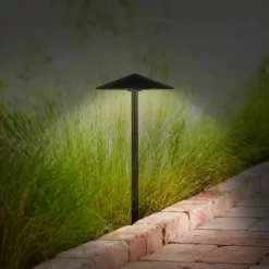 John Timberland Chesapeake 21 1/2"H Black LED Landscape Path Lights Set Of 2 -John Timberland GUEST 540be504 b21c 4efa ade1 aaf6d5570529