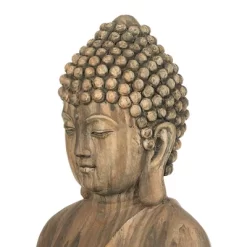 John Timberland Sitting Buddha Statue Sculpture Zen Decor Outdoor Garden Front Porch Patio Yard Outside Weathered Light Sandstone Finish 29 1/2" Tall -John Timberland GUEST 54af2013 574d 4d5b b56c 3ad957379a0e