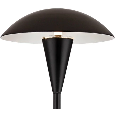John Timberland Grant 18" High Black LED Mushroom Path Lights Set Of 2 3 John Timberland Grant 18" High Black LED Mushroom Path Lights Set Of 2