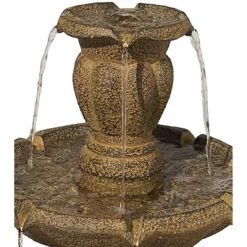 John Timberland Tuscan Garden Rustic 3 Tier Basin Outdoor Floor Water Fountain 41 1/2" For Yard Backyard Garden Patio Home Deck Porch House Exterior 8 John Timberland Tuscan Garden Rustic 3 Tier Basin Outdoor Floor Water Fountain 41 1/2" For Yard Backyard Garden Patio Home Deck Porch House Exterior -John Timberland GUEST 559de8af b76a 4fd9 8e19 a8c0cd7de1c4