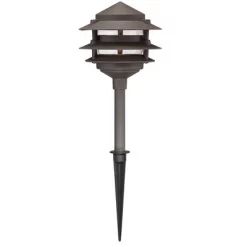 John Timberland Pagoda Complete Outdoor 9-Piece LED Landscape Lighting Set