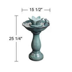 John Timberland Pleasant Pond Modern Bubbler Lotus Flower Outdoor Floor Water Fountain 25 1/4" For Yard Garden Patio Deck Porch House Exterior 17 John Timberland Pleasant Pond Modern Bubbler Lotus Flower Outdoor Floor Water Fountain 25 1/4" For Yard Garden Patio Deck Porch House Exterior -John Timberland GUEST 57a329be 201f 48ee a8a5 92722b664cce