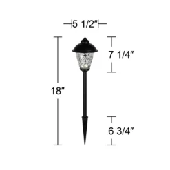 John Timberland Concord Black Finish Low Voltage 18" High LED Landscape Light -John Timberland GUEST 588bc705 84e4 47ab b90e c199ca1110fd
