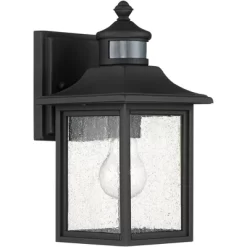 John Timberland Moray Bay Mission Outdoor Wall Light Fixture Black Motion Sensor Dusk To Dawn 11 1/2" Seedy Glass For Post Exterior Barn Deck House 13 John Timberland Moray Bay Mission Outdoor Wall Light Fixture Black Motion Sensor Dusk To Dawn 11 1/2" Seedy Glass For Post Exterior Barn Deck House -John Timberland GUEST 58c7e017 f6b6 4f93 9f78 39d4fc8ba886