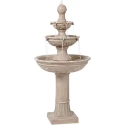 John Timberland Stafford Rustic 3 Tier Cascading Bubbler Outdoor Floor Water Fountain 48" For Yard Garden Patio Home Deck Porch House Exterior Balcony 15 John Timberland Stafford Rustic 3 Tier Cascading Bubbler Outdoor Floor Water Fountain 48" For Yard Garden Patio Home Deck Porch House Exterior Balcony -John Timberland GUEST 58f107be 227b 4bb8 b5fc b9b8087ee086
