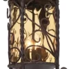 John Timberland Casa Seville Rustic Vintage Outdoor Pier Mount Light Dark Walnut 23 1/2" Hammered Champagne Glass For Post Exterior Barn Deck -John Timberland GUEST 6ad59107 de73 4e01 ac7a d539f24c1cfa