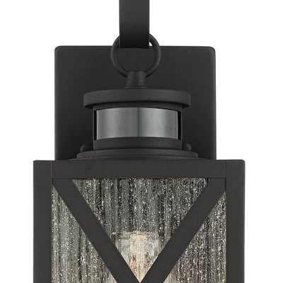 John Timberland Vintage Outdoor Wall Light Fixtures Set Of 2 Textured Black 14 1/2" Dusk To Dawn Motion Sensor For Exterior House 5 John Timberland Vintage Outdoor Wall Light Fixtures Set Of 2 Textured Black 14 1/2" Dusk To Dawn Motion Sensor For Exterior House - Image 3