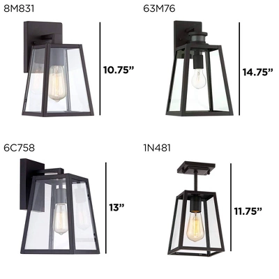 John Timberland Arrington Modern Outdoor Wall Light Fixture Mystic Black 10 3/4" Clear Glass For Post Exterior Barn Deck House Porch Yard Posts Patio 8 John Timberland Arrington Modern Outdoor Wall Light Fixture Mystic Black 10 3/4" Clear Glass For Post Exterior Barn Deck House Porch Yard Posts Patio - Image 6