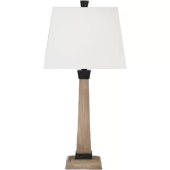 John Timberland Buchan Rustic Farmhouse Table Lamps 29 1/2" Tall Set Of 2 Faux Wood Oatmeal Square Shade For Bedroom Living Room Bedside Nightstand 12 John Timberland Buchan Rustic Farmhouse Table Lamps 29 1/2" Tall Set Of 2 Faux Wood Oatmeal Square Shade For Bedroom Living Room Bedside Nightstand -John Timberland GUEST 6c8bc8da ecb9 41fc a87a 9a864bf26bc8
