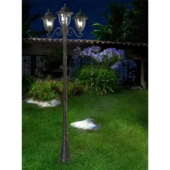 John Timberland Hepworth Vintage Rustic Outdoor Post Light And Cap Base Veranda Bronze 76 3/4" For Post Exterior Barn Deck House Porch Yard Patio Home -John Timberland GUEST 6db7cfce c24a 4a60 97a7 f7db5d0c1777