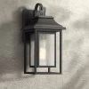 John Timberland Cecile Modern Outdoor Wall Light Fixture Painted Bronze 15" Seeded Clear Glass For Post Exterior Barn Deck House Porch Yard Patio Home -John Timberland GUEST 6eb54920 5e42 4d15 bf2d eddce51fe79d