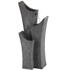 John Timberland Exton Modern Zen Cascading Arched Outdoor Floor Water Fountain 30 3/4" For Yard Garden Patio Home Deck Porch House Exterior Balcony -John Timberland GUEST 6f0ec465 7205 4023 b491 0a6cf59eaa29