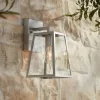 John Timberland Arrington Modern Outdoor Wall Light Fixture Silver Steel 10 3/4" Clear Glass For Post Exterior Barn Deck House Porch Yard Posts Patio -John Timberland GUEST 6f5b6abf 3082 4779 89dc acb38e58e91e