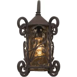 John Timberland Casa Seville Vintage Rustic Outdoor Wall Light Fixture Dark Walnut Scroll 13 1/4" Champagne Hammered Glass For Post Exterior Barn Deck 14 John Timberland Casa Seville Vintage Rustic Outdoor Wall Light Fixture Dark Walnut Scroll 13 1/4" Champagne Hammered Glass For Post Exterior Barn Deck -John Timberland GUEST 72a58b28 a07b 40ce bc17 330033667c75