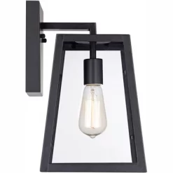 John Timberland Arrington Modern Outdoor Wall Light Fixture Mystic Black 13" Clear Glass For Post Exterior Barn Deck House Porch Yard Posts Patio Home -John Timberland GUEST 785757a2 4d0e 4d22 b46e d6224f12f733
