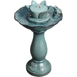 John Timberland Pleasant Pond Modern Bubbler Lotus Flower Outdoor Floor Water Fountain 25 1/4" For Yard Garden Patio Deck Porch House Exterior 13 John Timberland Pleasant Pond Modern Bubbler Lotus Flower Outdoor Floor Water Fountain 25 1/4" For Yard Garden Patio Deck Porch House Exterior -John Timberland GUEST 7966cbf7 59bd 40fb 97ca d5b0810102d3