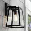 John Timberland Arrington Modern Outdoor Wall Light Fixture Mystic Black 13" Clear Glass For Post Exterior Barn Deck House Porch Yard Posts Patio Home -John Timberland GUEST 7a1b3a5e c112 456c 949d 34fd2adecb42