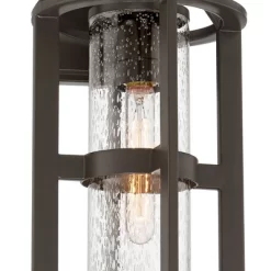 John Timberland Argentine Modern Industrial Outdoor Wall Light Fixture Bronze Metal 21" Clear Seedy Glass For Post Exterior Barn Deck House Porch Yard -John Timberland GUEST 7dfeec6c 28a6 411a 82c3 c544cb700fb0