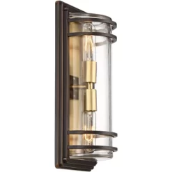 John Timberland Habitat Modern Outdoor Wall Light Fixture Bronze Warm Brass 16" Clear Glass For Post Exterior Barn Deck House Porch Yard Patio Home 14 John Timberland Habitat Modern Outdoor Wall Light Fixture Bronze Warm Brass 16" Clear Glass For Post Exterior Barn Deck House Porch Yard Patio Home -John Timberland GUEST 7f10aea0 5df2 4752 844d d942cc89b1f6