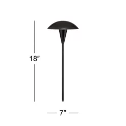 John Timberland Grant 18" High Black LED Mushroom Path Lights Set Of 2 15 John Timberland Grant 18" High Black LED Mushroom Path Lights Set Of 2 -John Timberland GUEST 7f53062a 73d9 4fbe 99af 907ad8431b6f