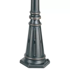 John Timberland Hepworth Vintage Post Light Pole And Cap Base Dark Bronze 76 3/4" For Exterior Barn Deck House Porch Yard Patio Home Garage Outside -John Timberland GUEST 88392d12 f53b 40af 9836 3384b9d17c8c